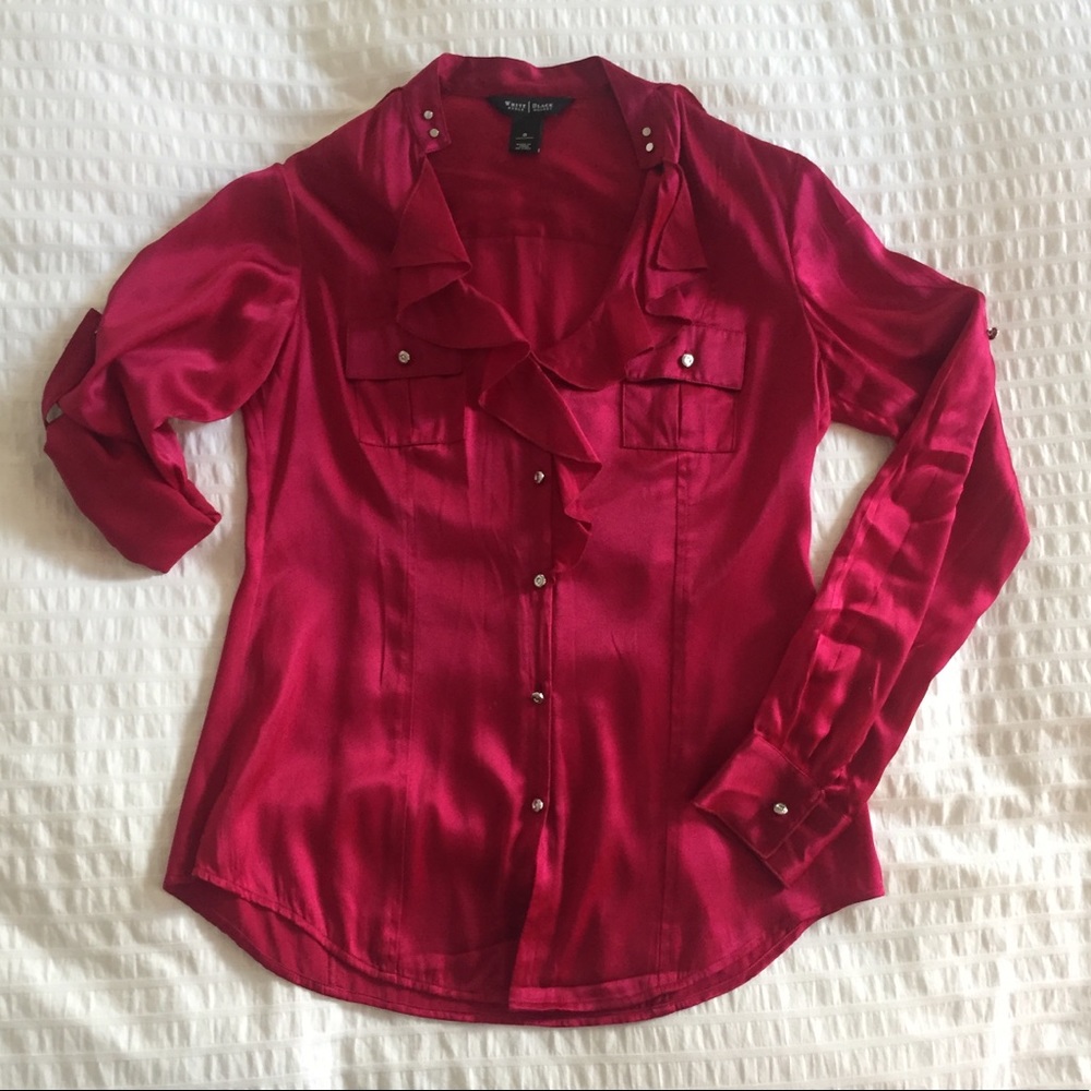 Burgandy Blouse
